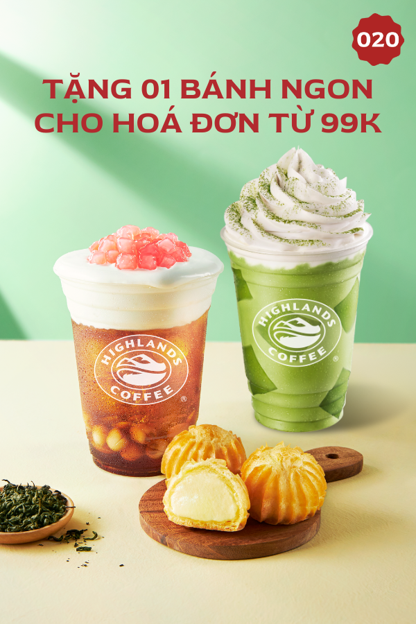 Tặng bánh ngon cho hóa đơn 99K