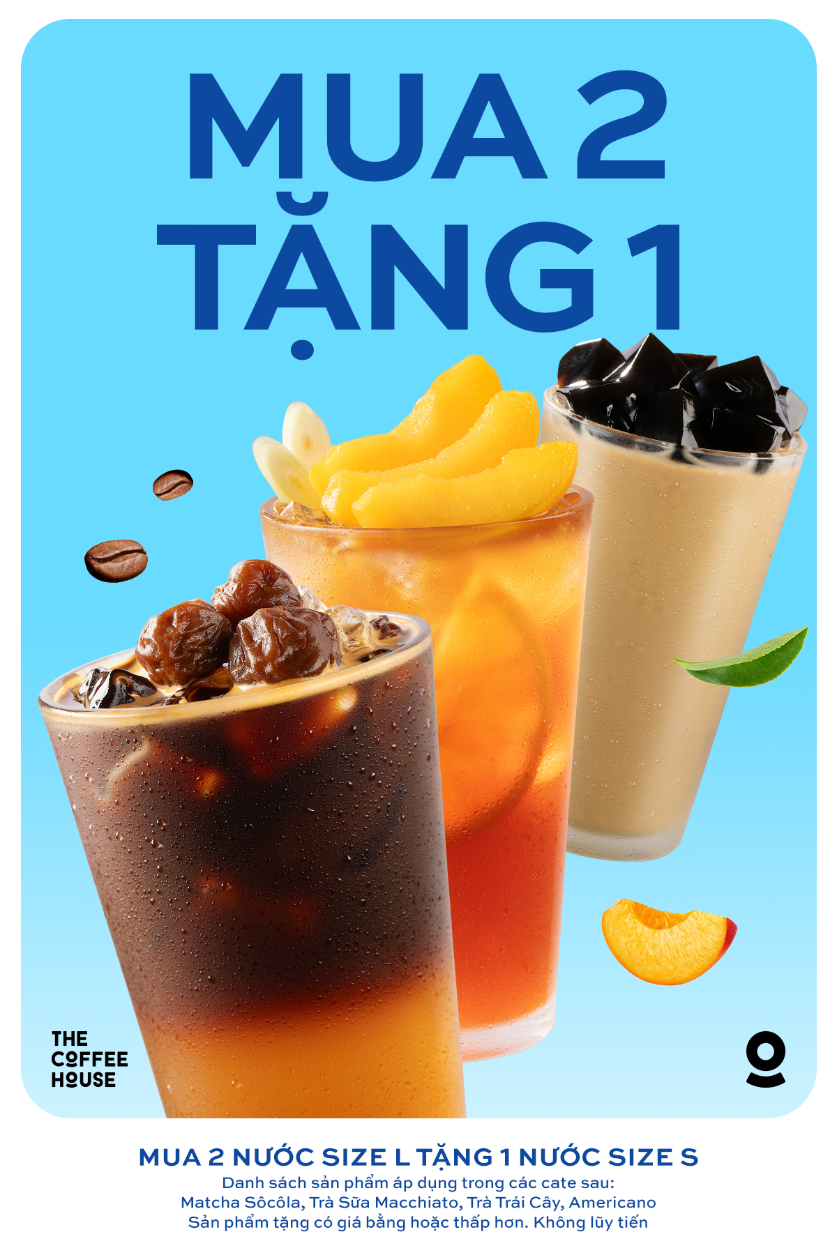 Mua 2 nước size L tặng 1 nước size S